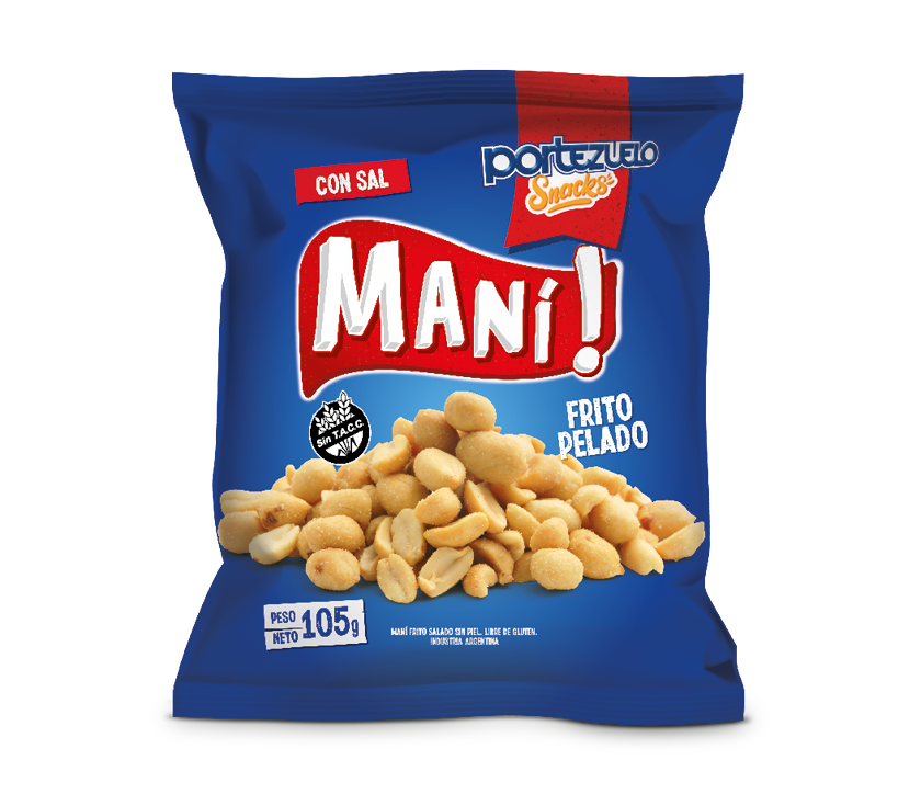 MANI PELADO FRITO 105G