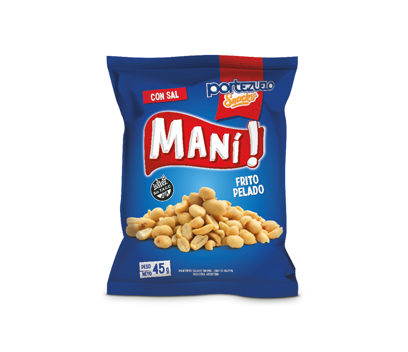 MANI PELADO FRITO 45G