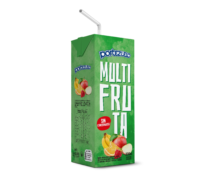 JUGO PORTEZUELO SABOR MULTIFRUTA 200ML